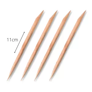 Palito de Unha Fino com 1 Ponta e 1 Chanfrada – Ideal para Manicure e Nail Art