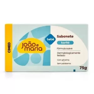 Sabonete Em Barra Joao E Maria Baby Crem 75G
