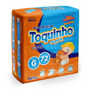Fralda Toquinho Confort G 72 Unidades