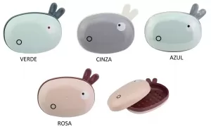 Saboneteira de Pia Dino Colors – Plástico com Tela (CK5287)