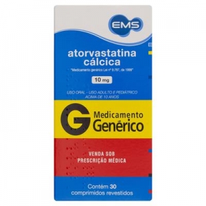Atorvastatina Cálcica 10mg – 30 Comprimidos Revestidos