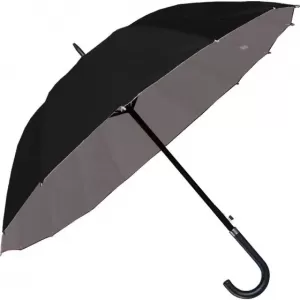 Guarda-Chuva de Poliéster Automático – 16 Varetas – Cabo Curvo