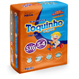 Fralda Toquinho Confort Sec Mega Sxg 54