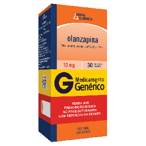 Olanzapina 10mg com 30 Comprimidos Revestidos – Genérico