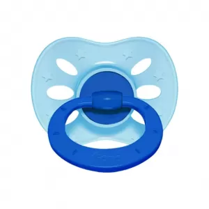 Chupeta Azul com Bico Redondo – Conforto e Segurança