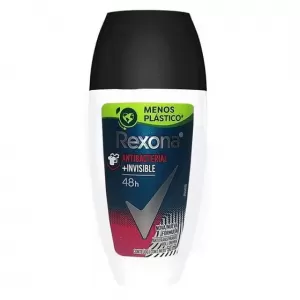 Desodorante Rexona Men Roll-On Antibacterial + Invisible 50ml | Proteção 48h