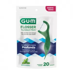 Fio Dental Gum Flossers Twisted C20