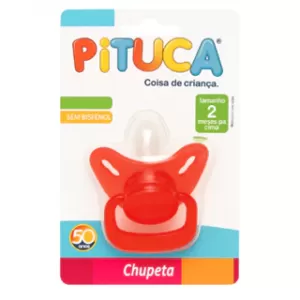 Chupeta Pituca Rosa Tamanho 2 Red