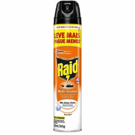 Inseticida Aerossol Raid Multi-Insetos Base Água – 420 ml