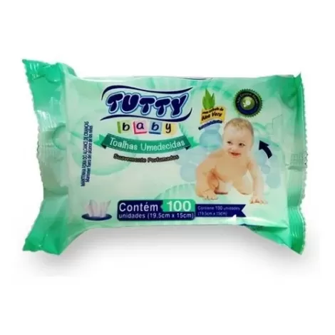 Lenços Umedecidos Tutty Baby 100 unidades