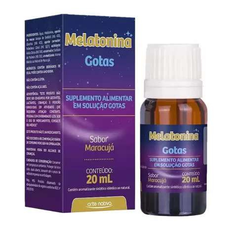Melatonina Arte Nativa Gotas Maracujá 20ml