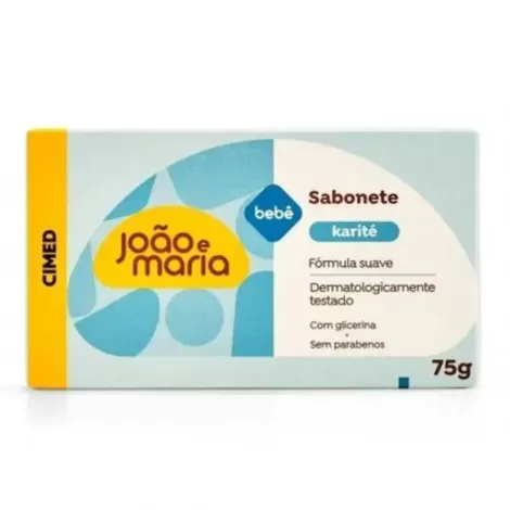 Sabonete Em Barra Joao E Maria Baby Crem 75G