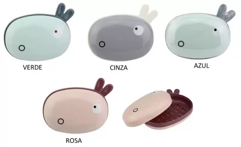 Saboneteira de Pia Dino Colors – Plástico com Tela (CK5287)