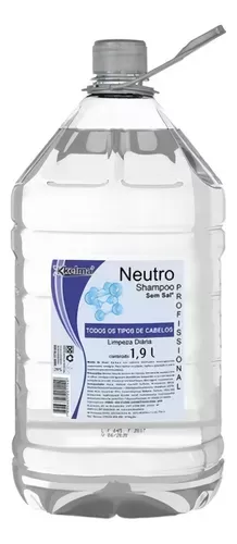 Shampoo Kelma Neutro 1,9 l – Uso Diário para Todos os Tipos de Cabelo