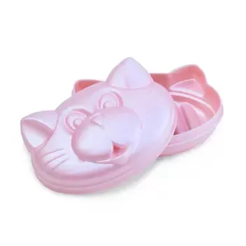 Saboneteira Baby Rosa Perolado Plastibrasil
