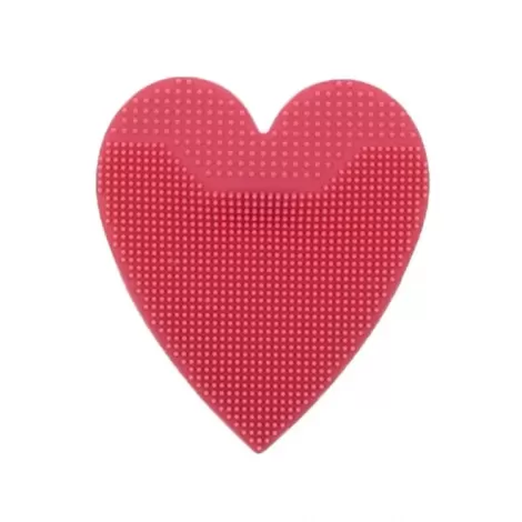 Esponja de Limpeza Facial de Silicone – Coração