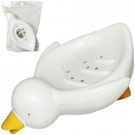 Saboneteira de Pia de Plástico Patoganso com Escorredor – Interponte