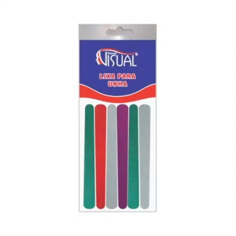 Lixa para Unha Mini Colorida – 1 Unidade