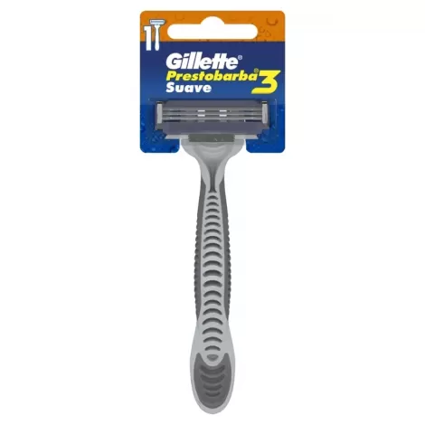 Aparelho de Barbear Gillette Prestobarba 3 Com 1 Unidade – Carga Suave