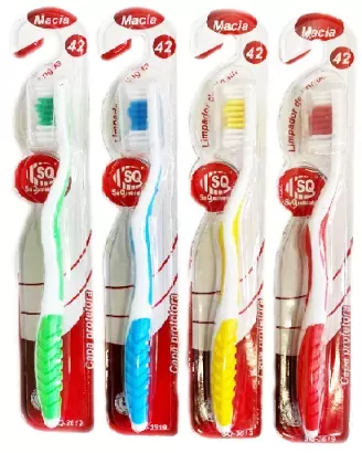 Escova Dental Club Level LE-1802 Macia com Protetor de Cerdas