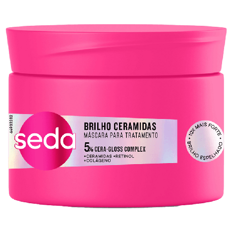 Máscara De Tratamento Seda Brilho Ceramidas 300g