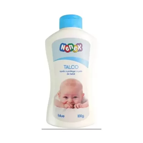 Talco Nenex Blue 100g – Proteção e Frescor para a Pele