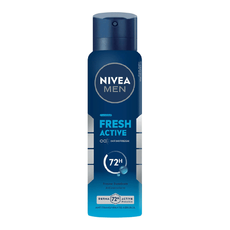 Desodorante Aerossol Nivea Men Fresh Active 150Ml