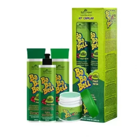 Kit Capilar Bababell Maçã Verde