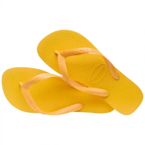 Chinelo Havaianas Top Amarelo Pop – Tamanho 37/38