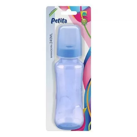 Mamadeira Petita Cinturada Duke Azul 140ml – Ref. 7210