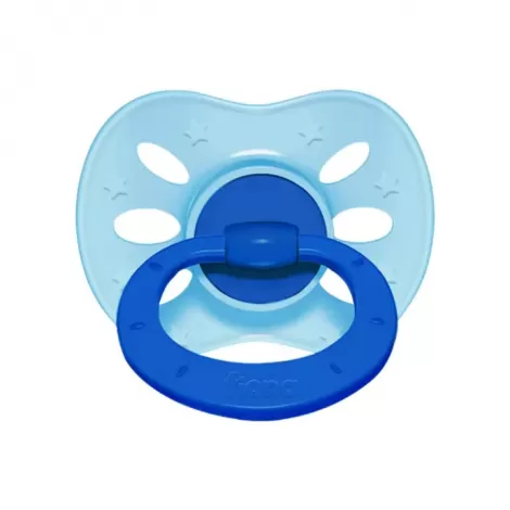 Chupeta Azul com Bico Redondo – Conforto e Segurança