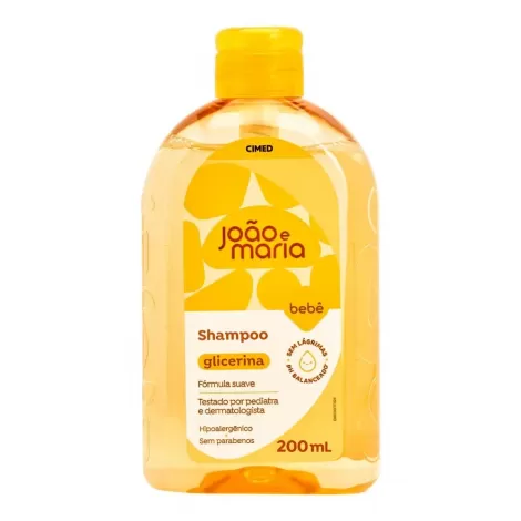 Shampoo João e Maria Bebê Glicerinado 200ml
