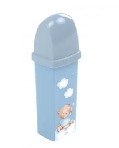 Porta Escova/Estojo Dental Infantil de Plástico – Tema Urso