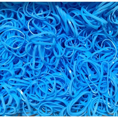 Elástico de Cabelo Azul – Je